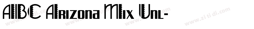 ABC Arizona Mix Unl字体转换